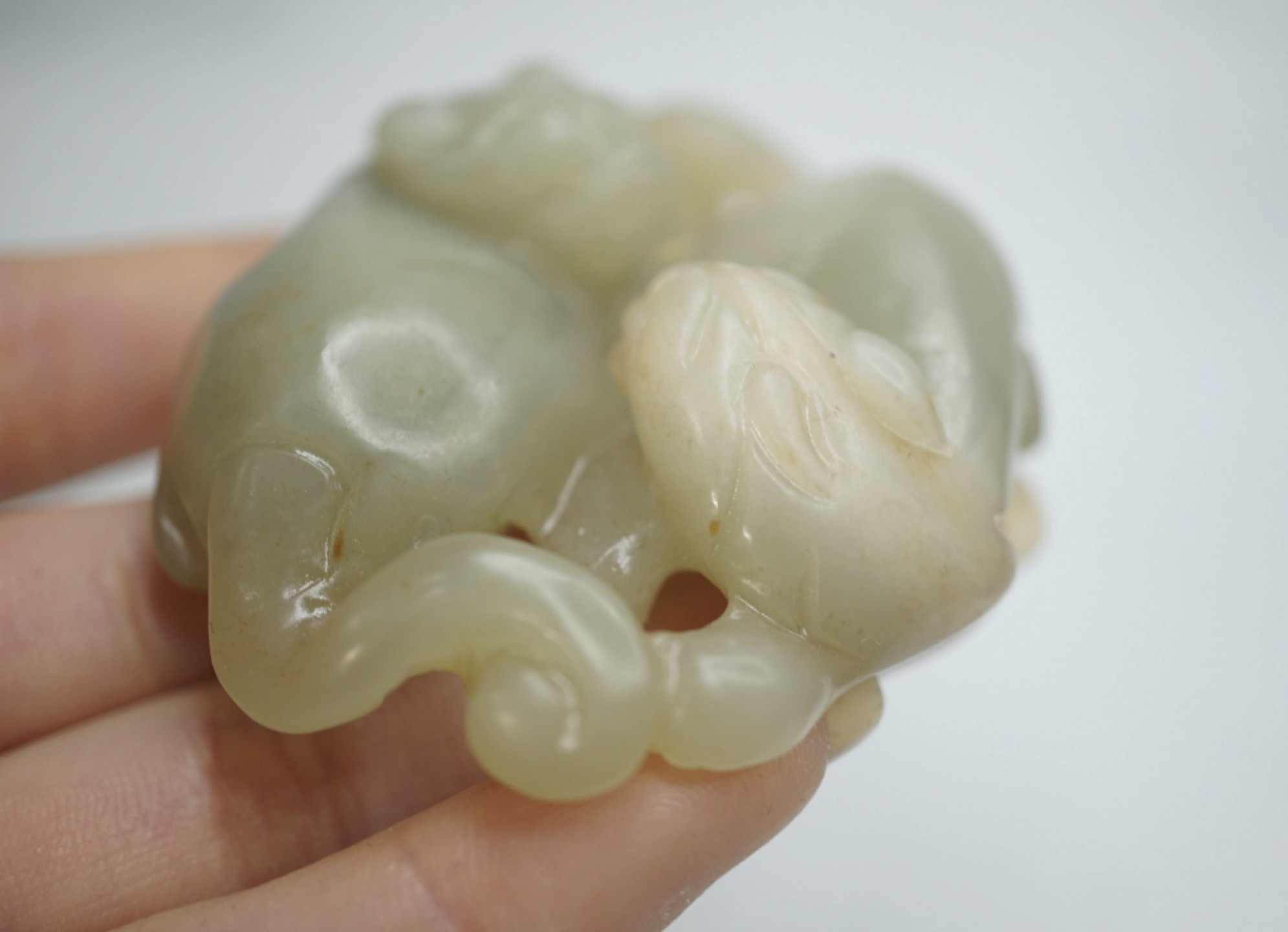 ｜冷门出品｜精选专拍·第贰拾捌场· 和田玉瑞兽立体工把件