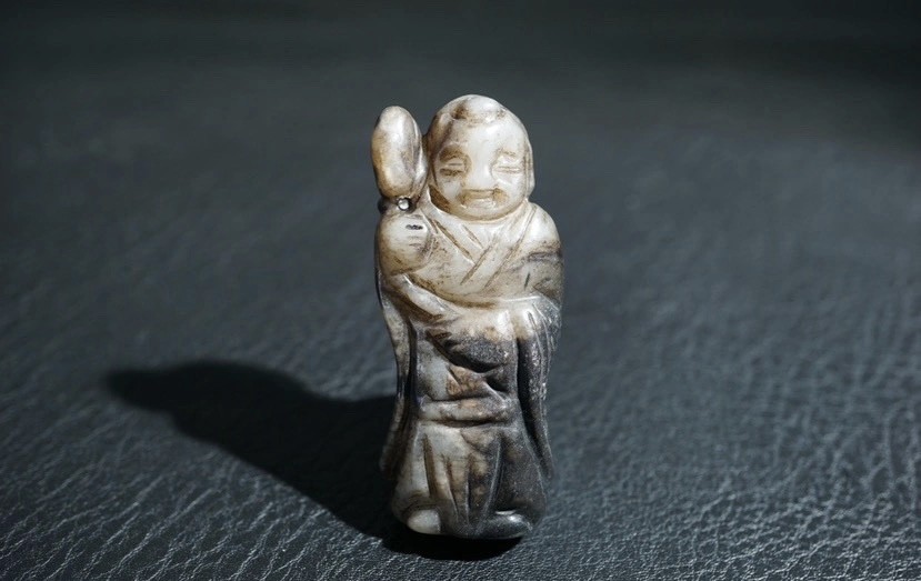 ｜冷门出品｜精选专拍·第贰拾玖场· 明清工老和田玉玉僧人物把件