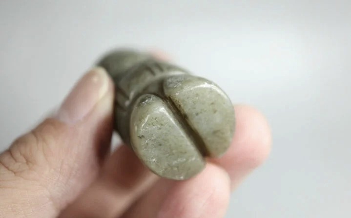 ｜冷门出品｜精选专拍·第贰拾玖场· 和田玉 立体工人物的黑沁手把件