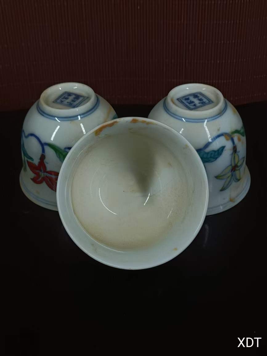 珍藏●大明成化年制薄胎斗彩茶具一套 ②② 珍藏●大明成化年制薄胎斗彩茶具一套 ②②