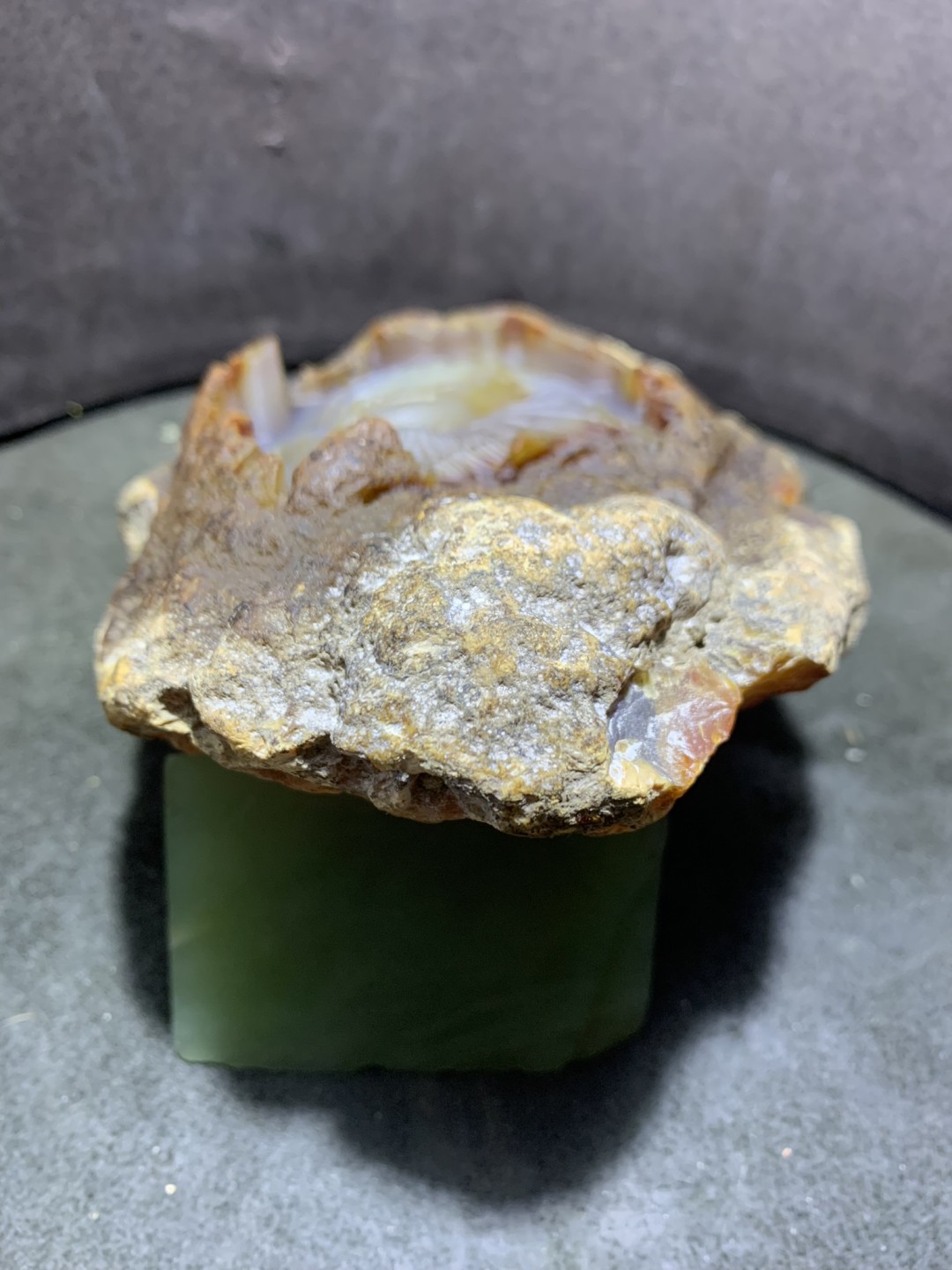 精美天然巴西玛瑙原石雕刻齐天大圣孙悟空摆件，把件一个，
