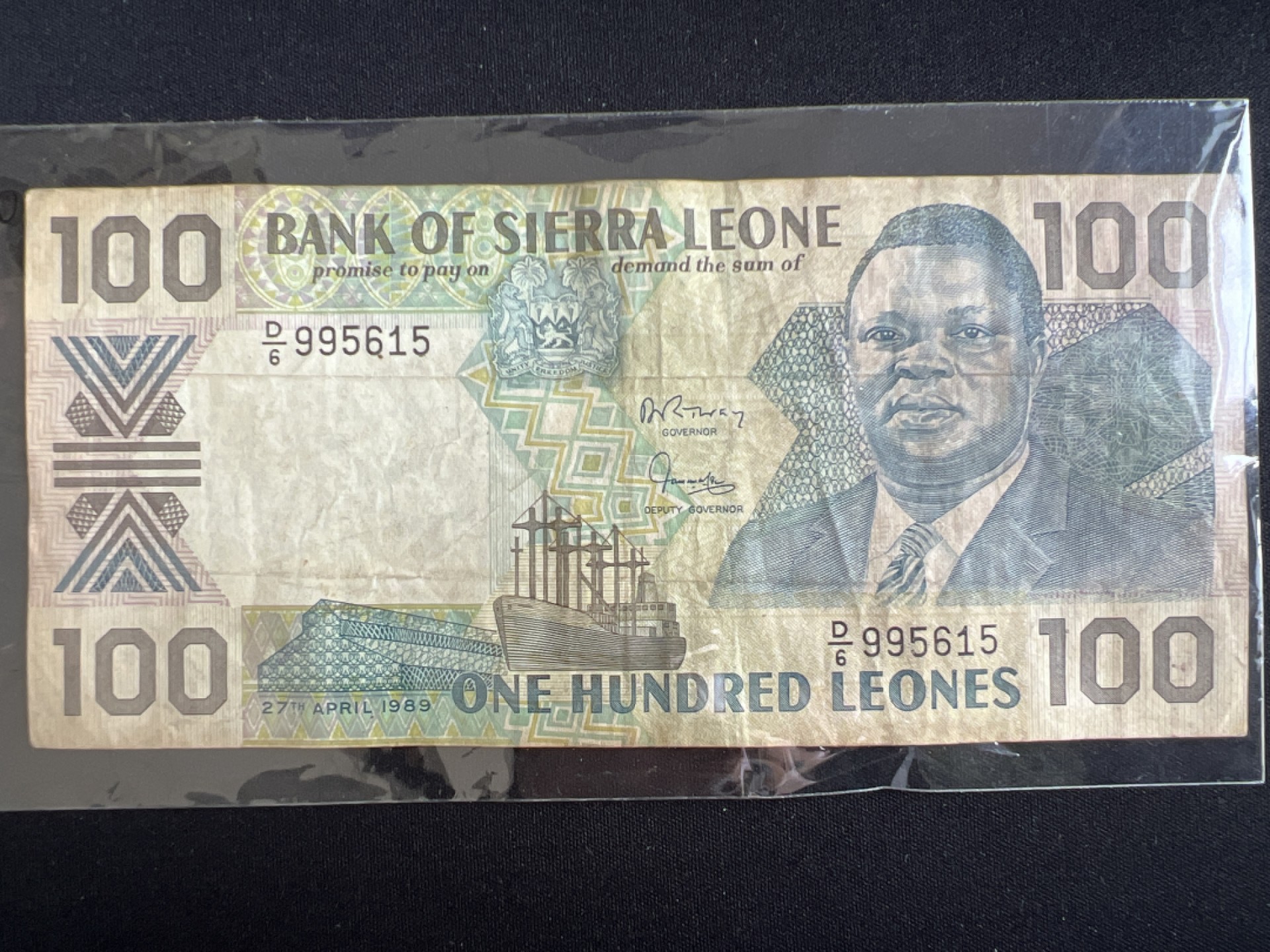 泡泡堂微拍第一 二 〇幕硬币、纸币捡漏可累计专场👿👿，累计满二十元包邮，接受代拍业务 塞拉利昂100利昂