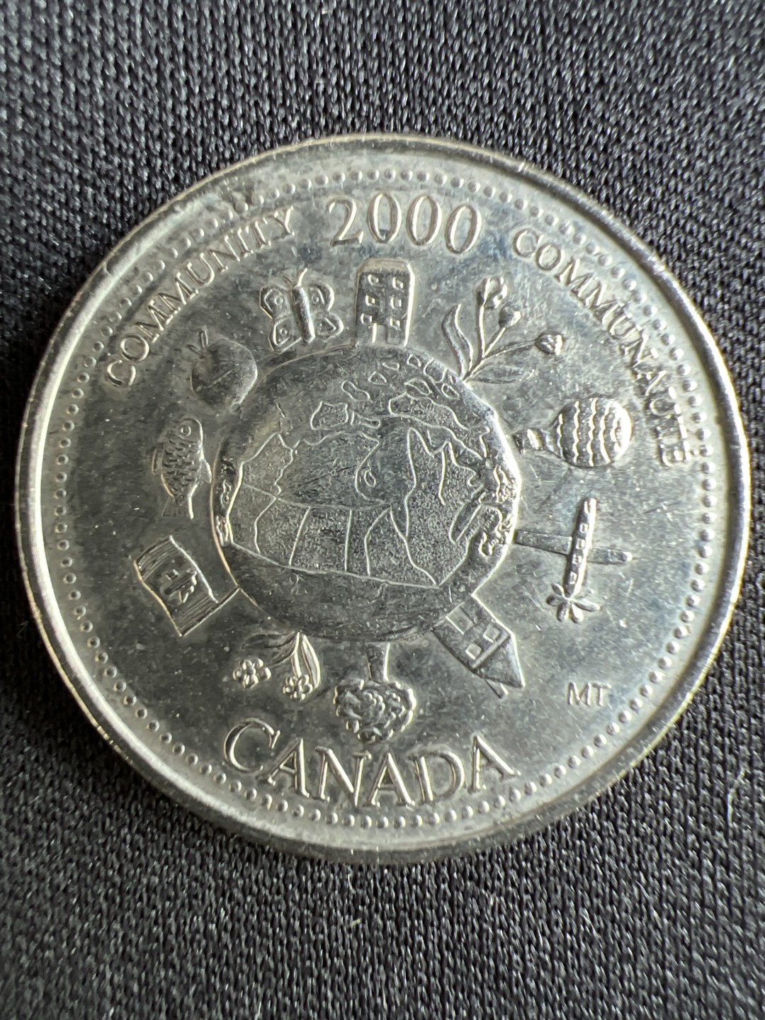 泡泡堂微拍第一 二 〇幕硬币、纸币捡漏可累计专场👿👿，累计满二十元包邮，接受代拍业务 加拿大25分纪念币