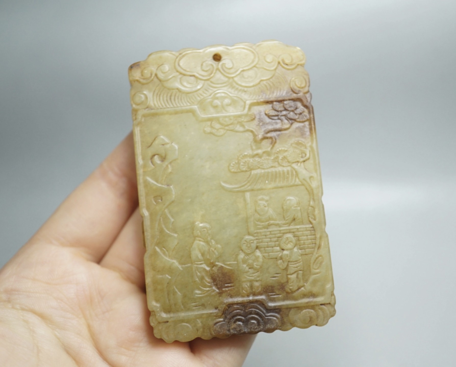 ｜冷门出品｜精选专拍·第贰拾捌场· 和田玉人物子冈牌