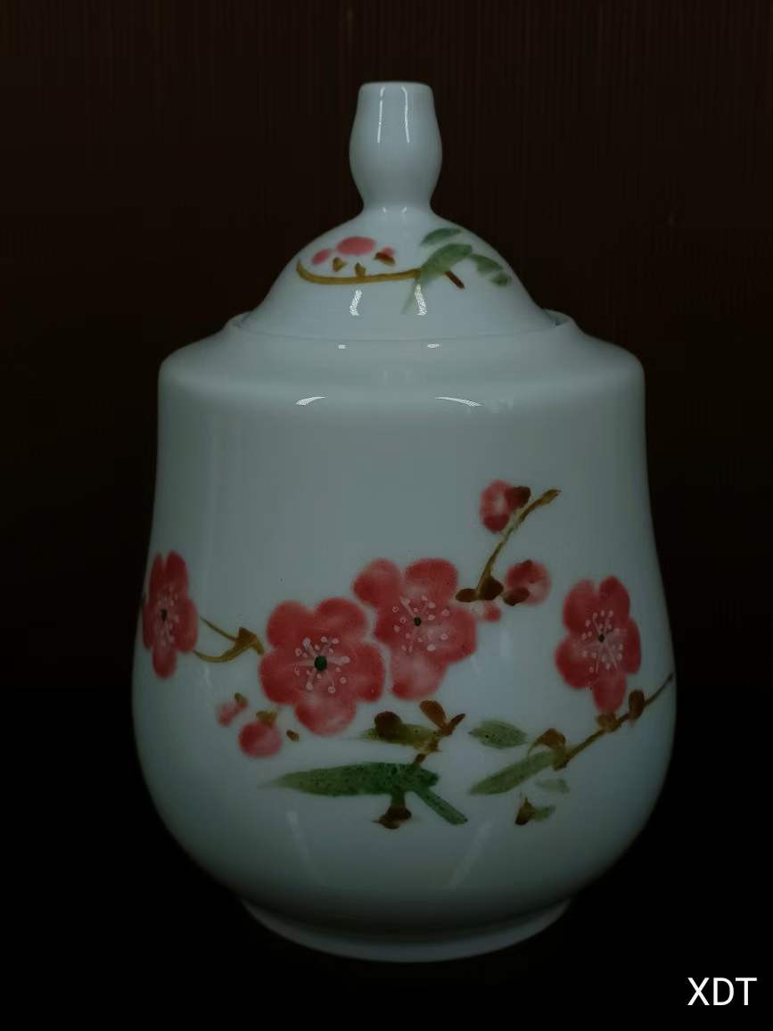 珍藏●中南海怀仁堂梅花♧图案毛瓷茶具还有4套（单盒售价） 珍藏●中南海怀仁堂梅花♧图案毛瓷茶具还有4套（单盒售价）