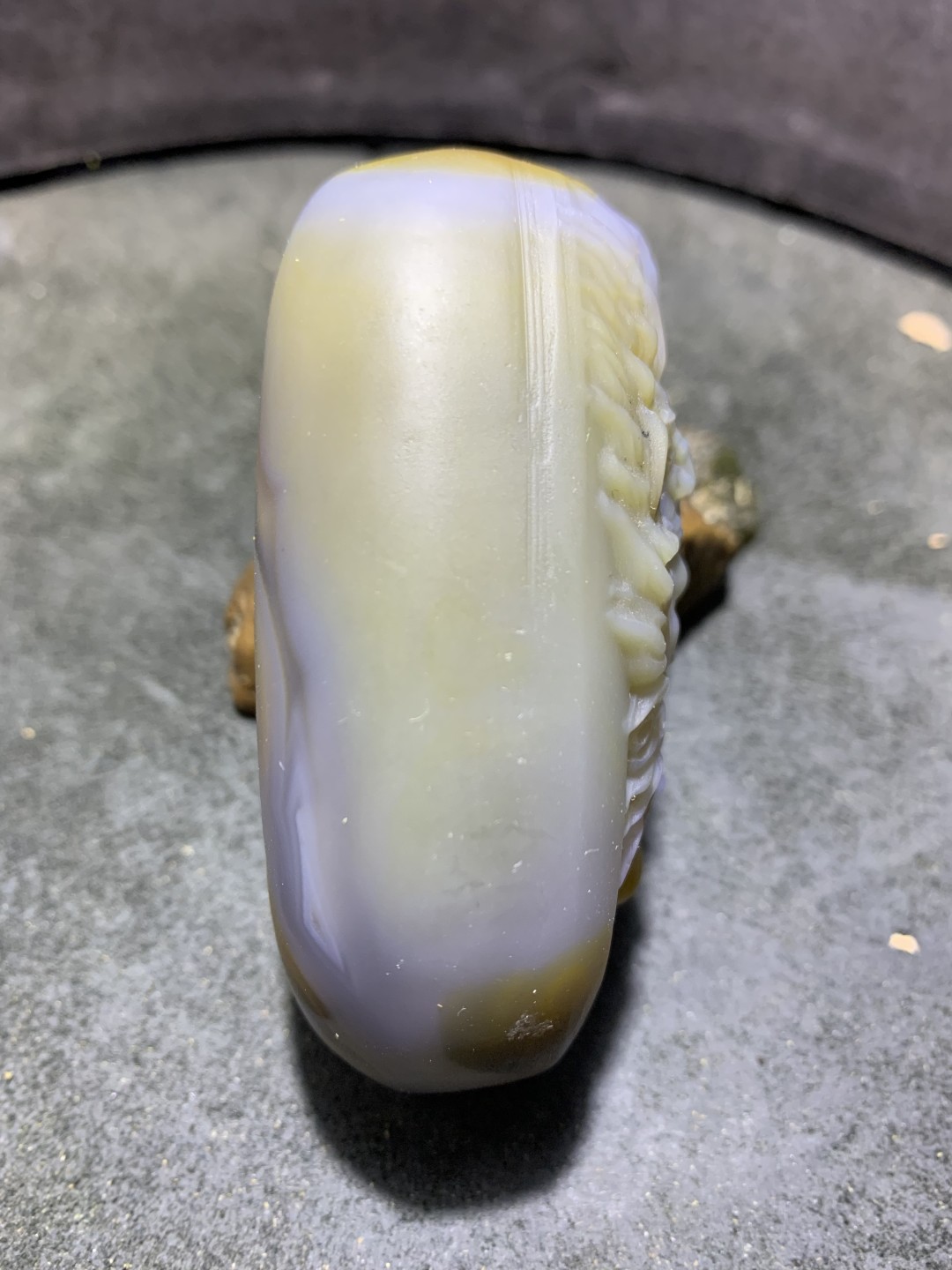 精美高玉化巴西玛瑙雕刻斗战胜佛，齐天大圣，孙悟空把件一个，