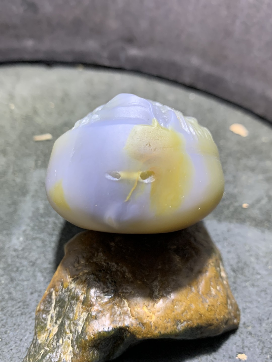 精美高玉化巴西玛瑙雕刻斗战胜佛，齐天大圣，孙悟空把件一个，
