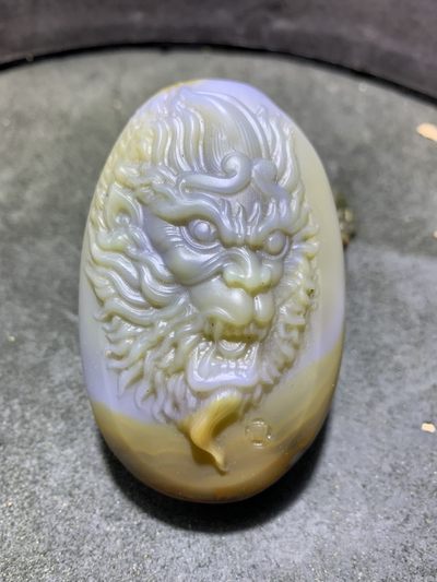 精美高玉化巴西玛瑙雕刻斗战胜佛，齐天大圣，孙悟空把件一个， - 精美高玉化巴西玛瑙雕刻斗战胜佛，齐天大圣，孙悟空把件一个，