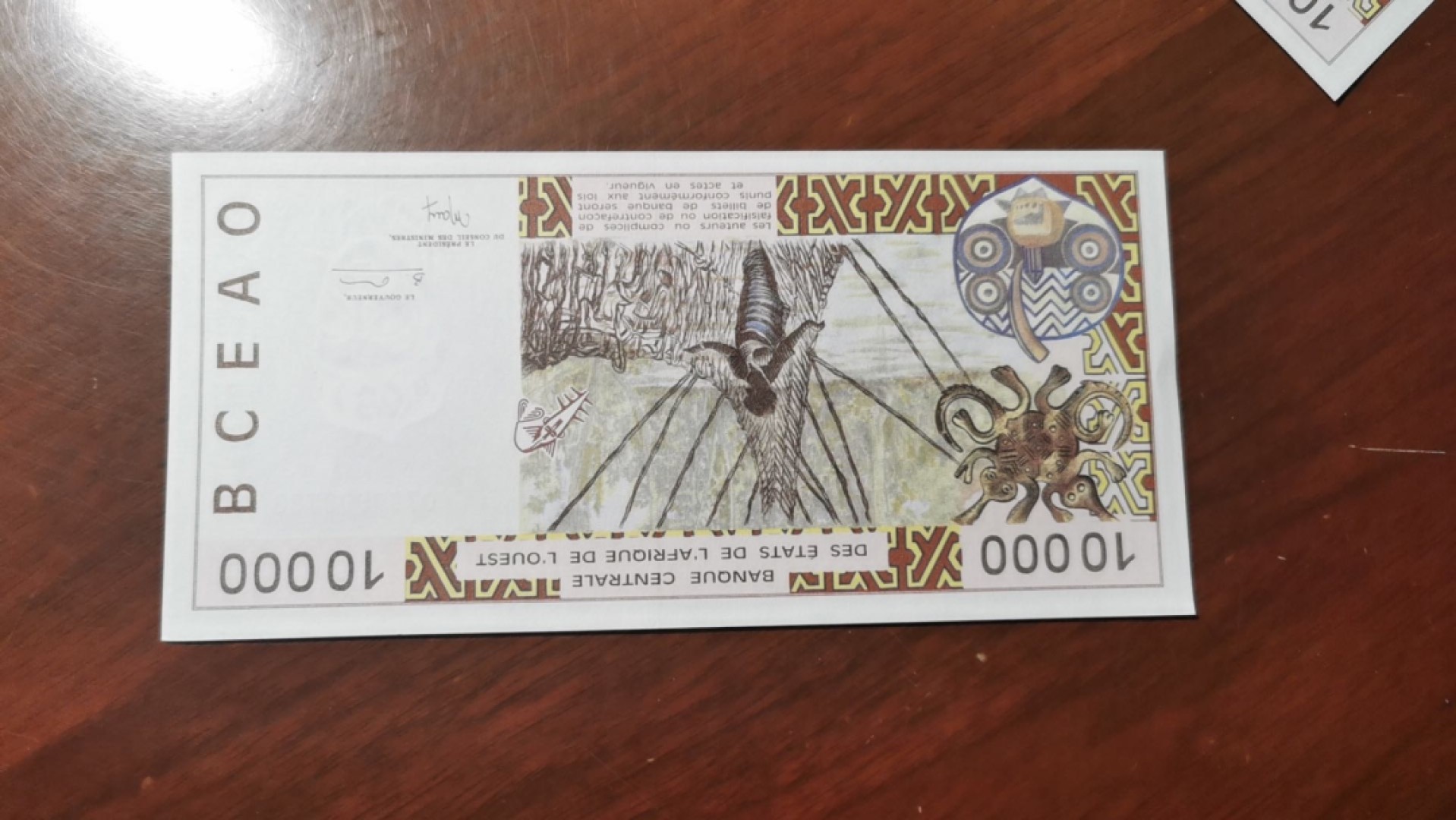 🌼甜小邱世界纸币收藏💐第61期🐇🌼 全新UNC 西非10000法郎 非常少见的 布基纳法索版本