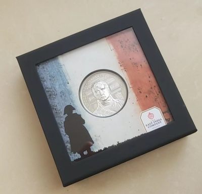 【币将精彩】世界钱币拍卖（2025-12-3） - 圣赫勒拿2021年拿破仑1盎司银币