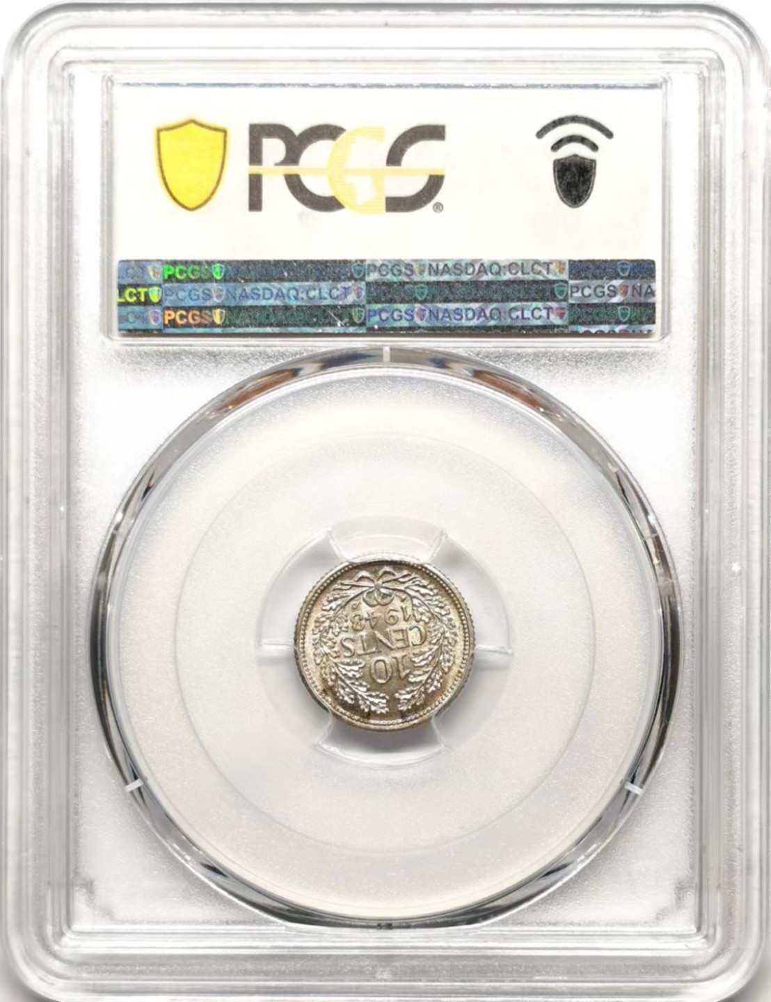 凡希社世界钱币微拍第二百三十五期 1941P荷属库拉索10分银币PCGS-MS61