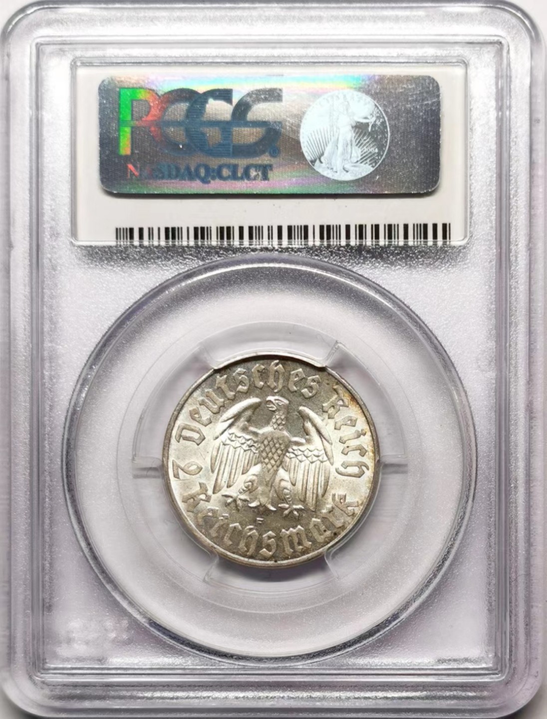 凡希社世界钱币微拍第二百三十五期 1933F德国路德2马克PCGS-MS64