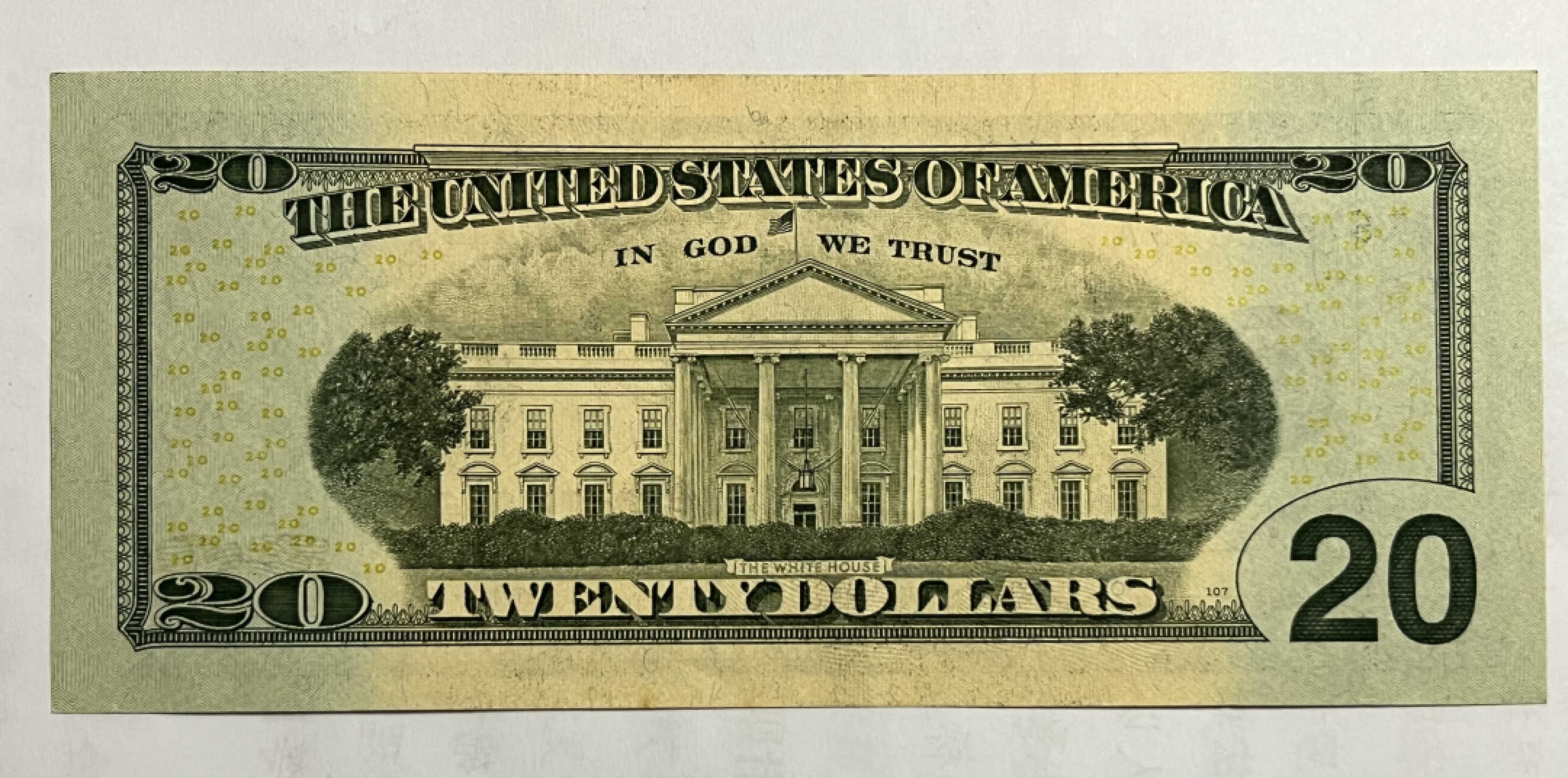 Chase Auction 第21期 - - 外钞、民国钞和人民币混合场！ 2006版 彩色 20美元
