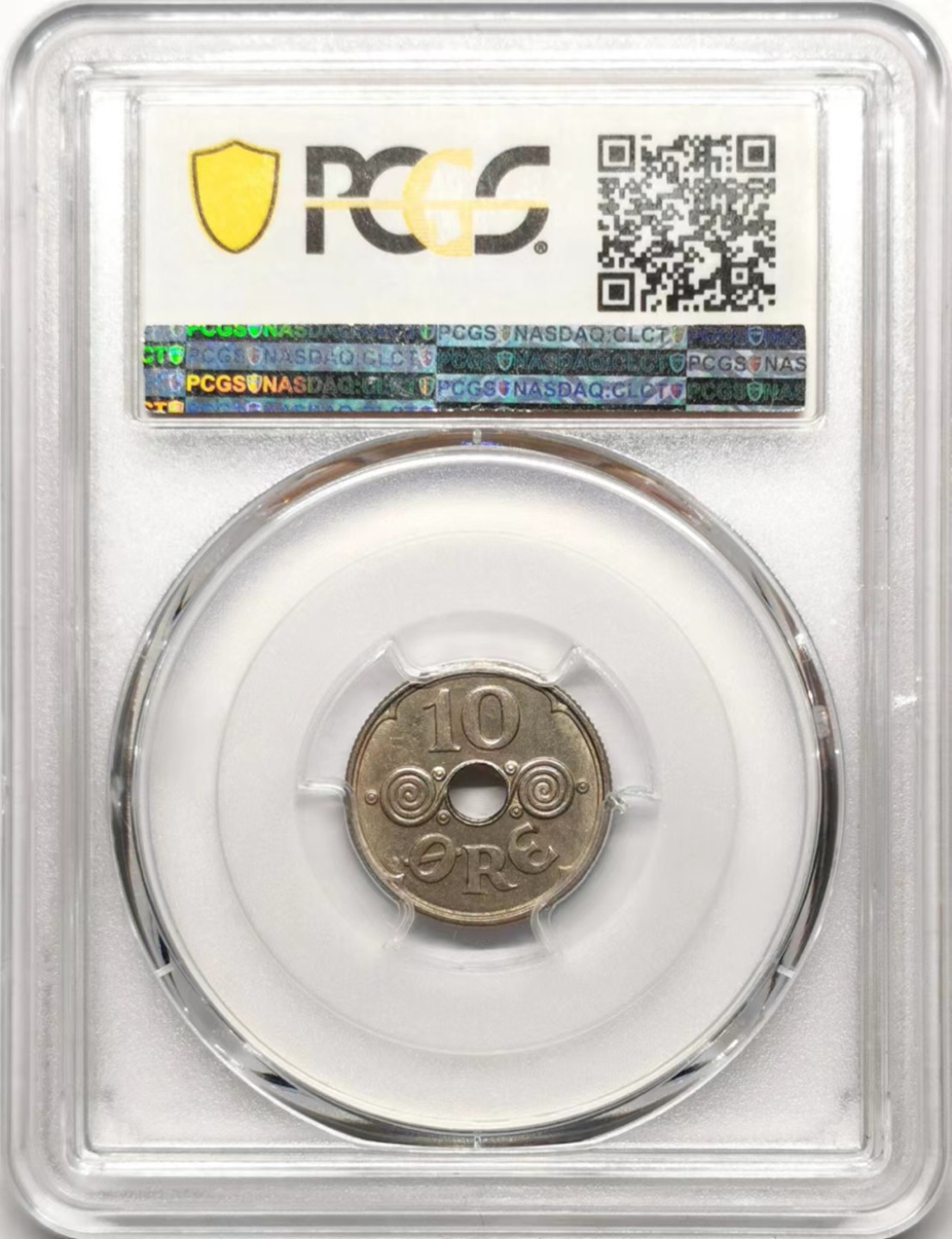 凡希社世界钱币微拍第二百三十五期 1941法罗群岛10欧尔PCGS-MS63
