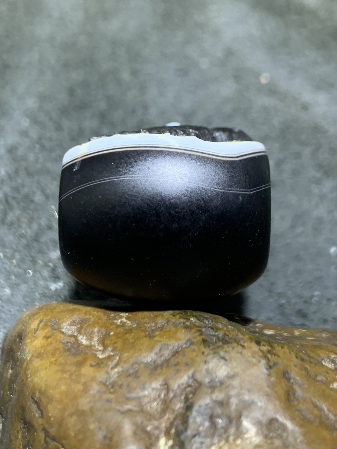 精品药师玛瑙雕刻雄鸡三通佛头一套，