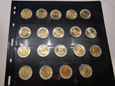 【泰国🇹🇭★全新全品UNC】63枚10泰铢皇家纪念币，收集难度大，全部全新全品未流通UNC