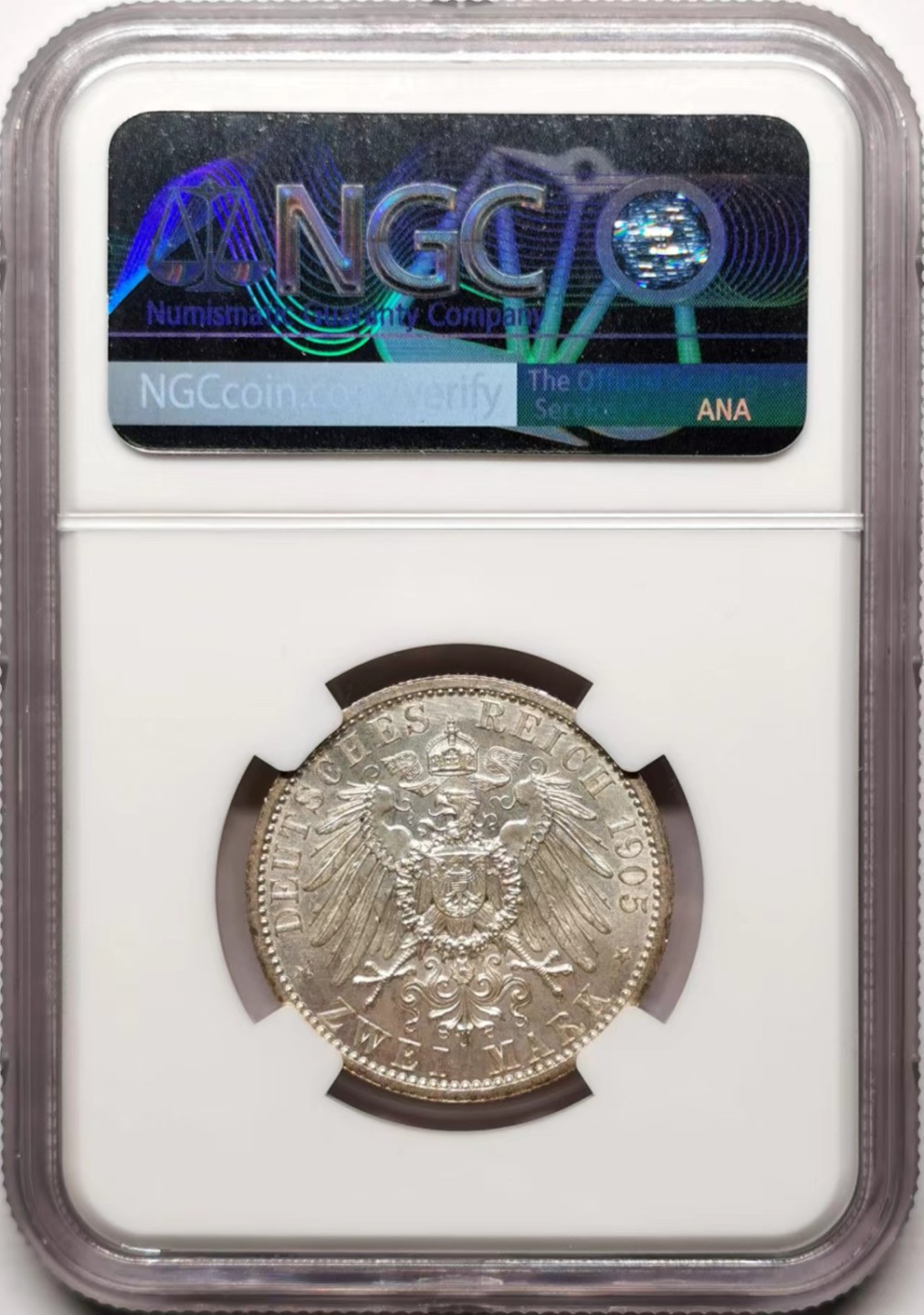 凡希社世界钱币微拍第二百三十五期 1905施瓦茨堡2马克NGC-MS64