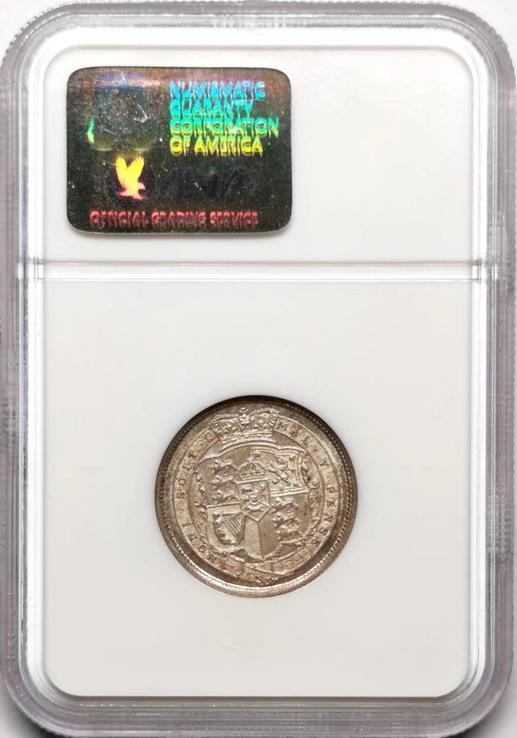 凡希社世界钱币微拍第二百三十五期 1819英国乔三牛头先令NGC-MS66收藏级！