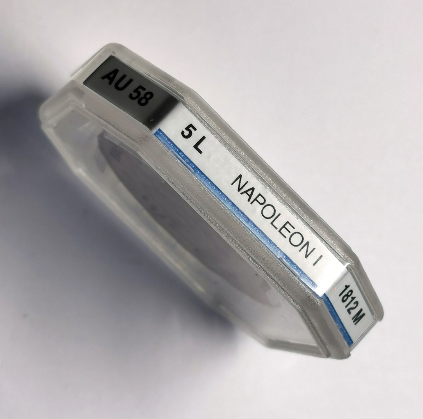 凡希社世界钱币微拍第二百三十五期 荐！1812M意大利王国5里拉大银GENI-AU58淡彩粉光收藏级！