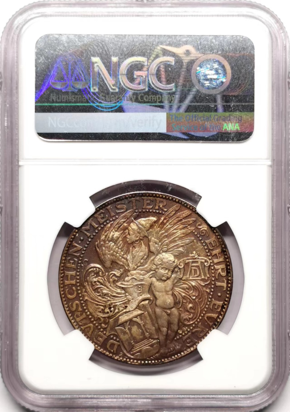 凡希社世界钱币微拍第二百三十五期 1928德国丢勒逝世四百周年纪念银章NGC-MS63