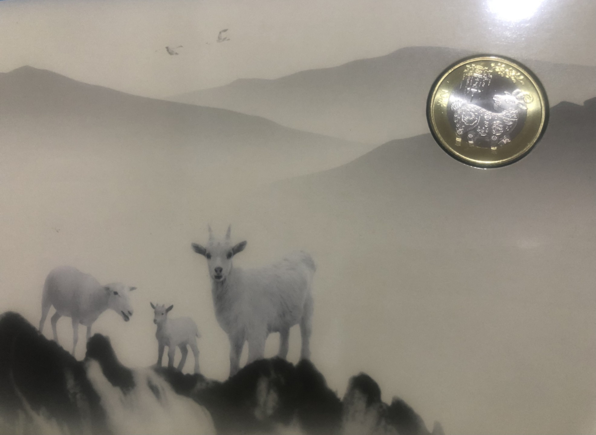 小骏钱币 康银阁二轮生肖羊2枚