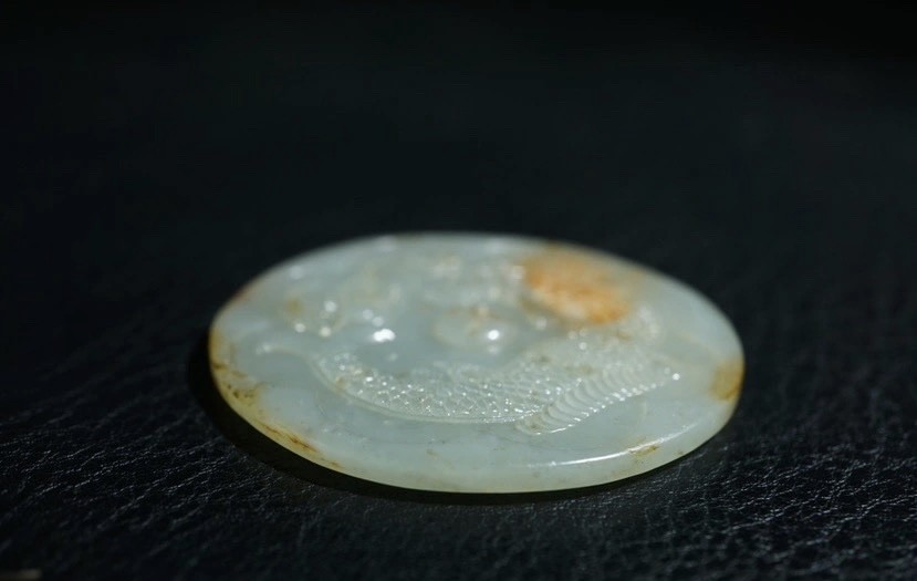 ｜冷门出品｜精选专拍·第叁拾壹场· 明清工老和田玉龙鱼玉镜把件