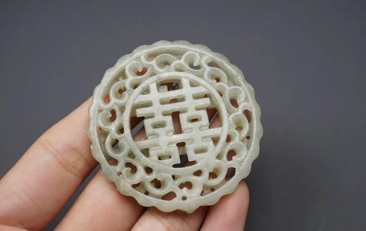 ｜冷门出品｜精选专拍·第叁拾壹场· 和田玉 喜字玉牌挂件