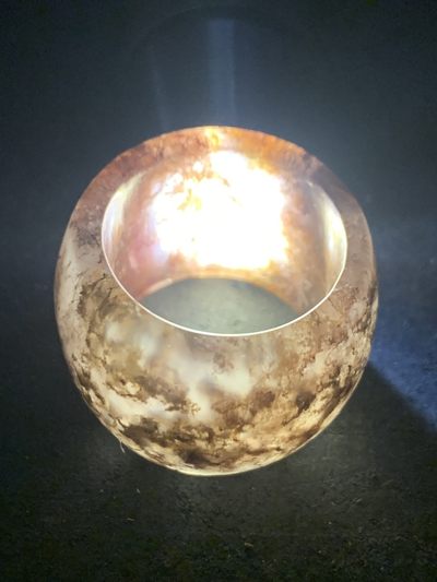 天然高润度罕见水草玛瑙扳指一个， 天然高润度罕见水草玛瑙扳指一个，