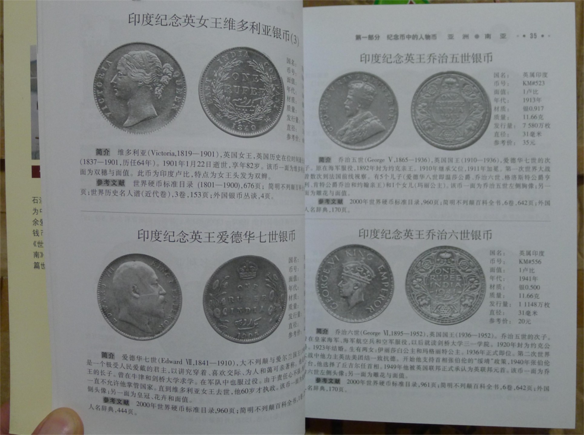 世界钱币章牌书籍专场拍卖第92期 世界人物硬币鉴赏