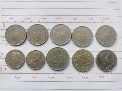 综合藏品场.喜欢出价就得！无套路无托.诚信惠友交友！自动快拍. 硬币10枚原生态无任何人为处理.编号230007实图拍摄.