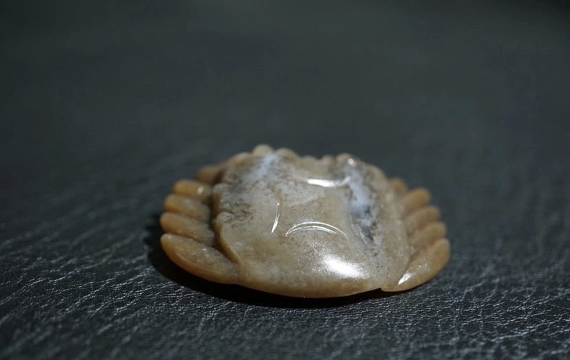｜冷门出品｜精选专拍·第叁拾贰场· 明清工老和田玉立体工满糖螃蟹把件