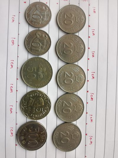 综合藏品场.喜欢出价就得！无套路无托.诚信惠友交友！自动快拍. 硬币10枚原生态无任何人为处理.编号230007实图拍摄.