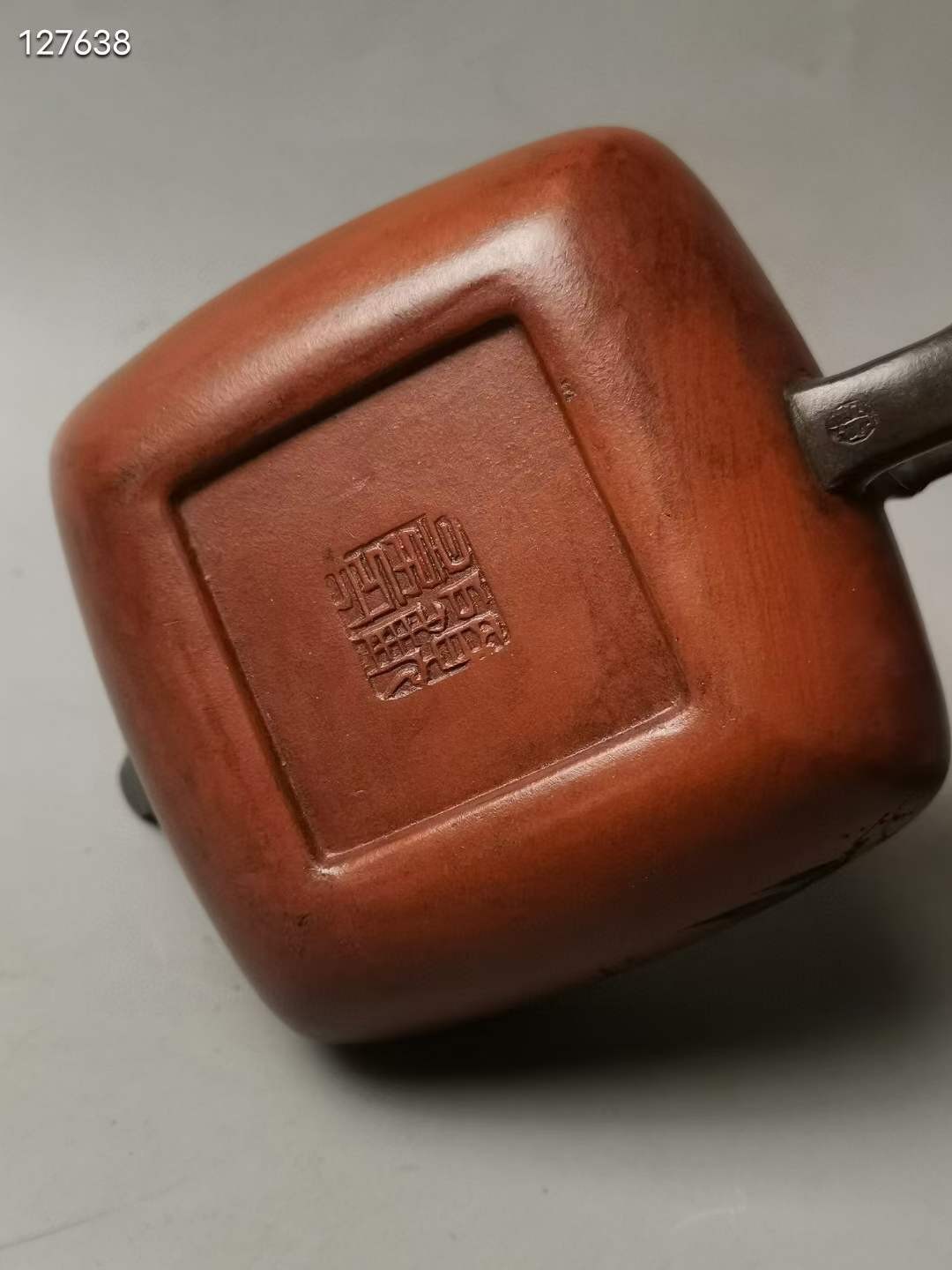 精品紫砂壶顾景舟作品【厚德载福 竹韵】原矿朱泥砂料制成 手工精制 多孔注水 出水流畅