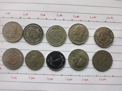 综合藏品场.喜欢出价就得！无套路无托.诚信惠友交友！自动快拍. 硬币10枚原生态无任何人为处理.编号230005实图拍摄.