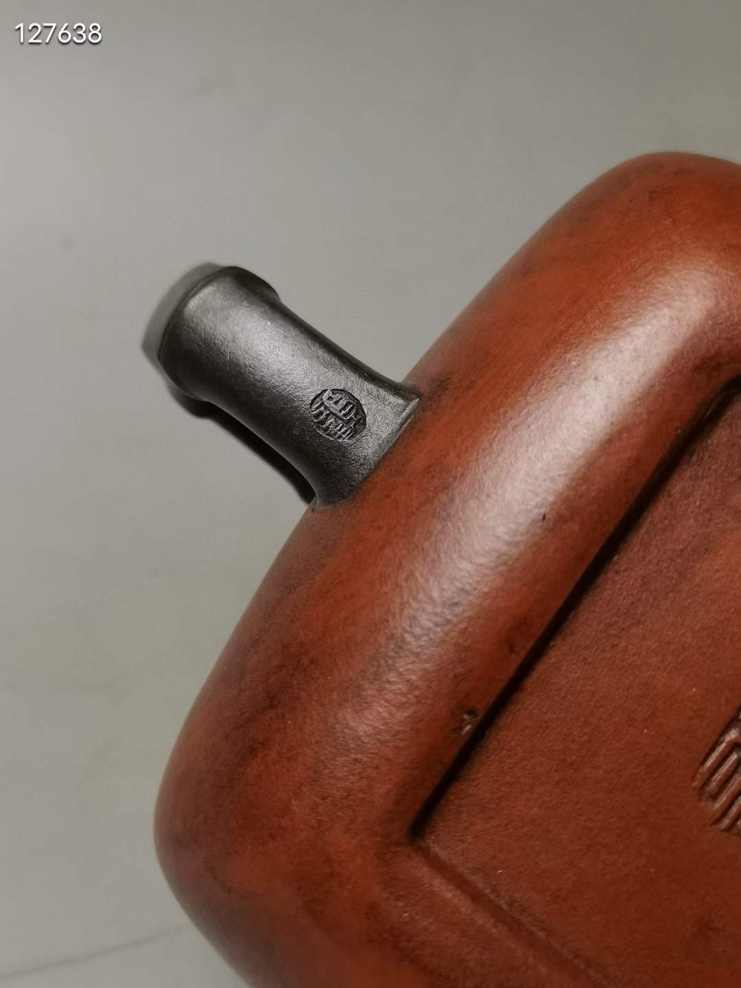 精品紫砂壶顾景舟作品【厚德载福 竹韵】原矿朱泥砂料制成 手工精制 多孔注水 出水流畅