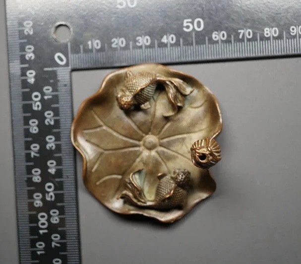 ｜冷门出品｜精选专拍·第叁拾贰场· 铜合金 鱼戏莲香插