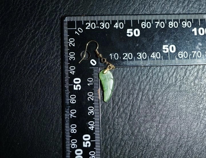 ｜冷门出品｜精选专拍·第叁拾贰场· 苏工老和田玉碧玉耳环一对
