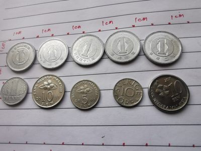 综合藏品场.喜欢出价就得！无套路无托.诚信惠友交友！自动快拍. 硬币10枚原生态无任何人为处理.编号230004实图拍摄.