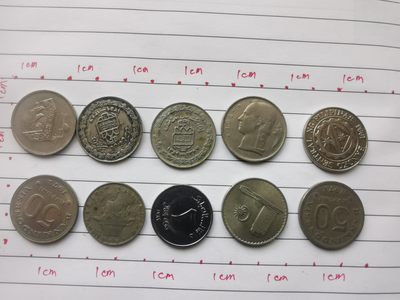 综合藏品场.喜欢出价就得！无套路无托.诚信惠友交友！自动快拍. 硬币10枚原生态无任何人为处理.编号230005实图拍摄.