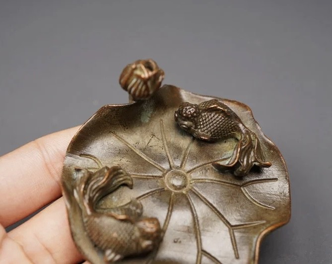｜冷门出品｜精选专拍·第叁拾贰场· 铜合金 鱼戏莲香插