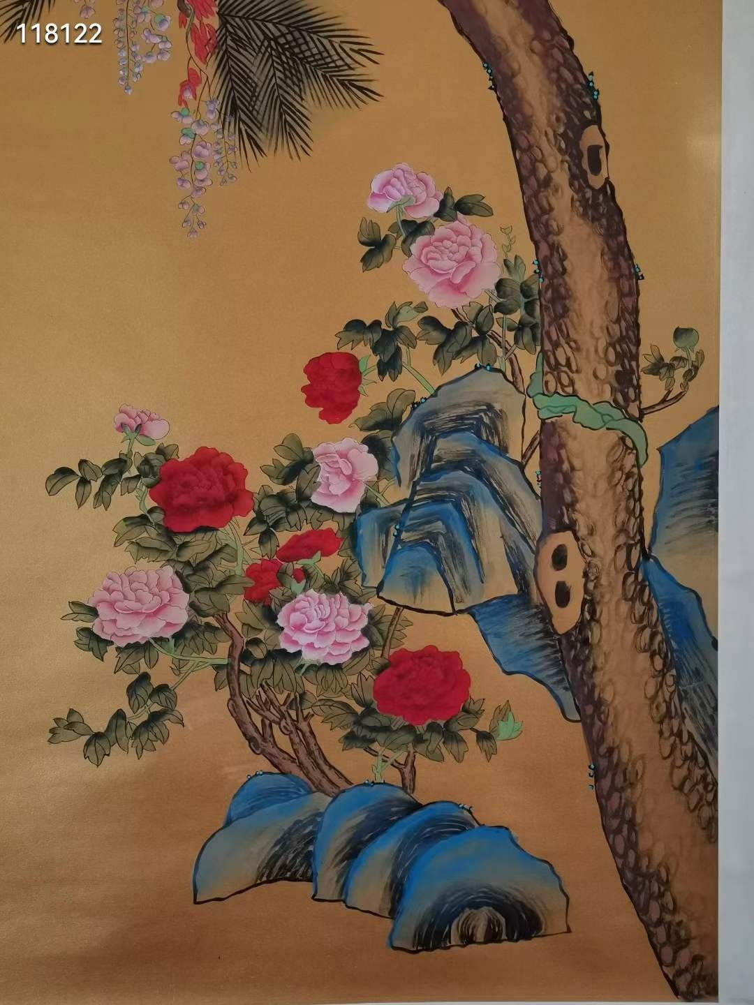 精品字画蒋廷锡纸本立轴蒋廷锡(1669-1732)，字酉君、杨孙，号南沙、西谷，又号青桐居士，江苏常熟人，康熙四十二年(1703年)进士，历任礼部侍郎、户部尚书、文华殿大学士、太子太傅等职。是清朝康熙、雍正年间著名的花鸟画家。