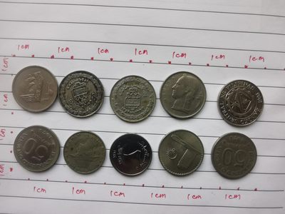 综合藏品场.喜欢出价就得！无套路无托.诚信惠友交友！自动快拍. 硬币10枚原生态无任何人为处理.编号230005实图拍摄.