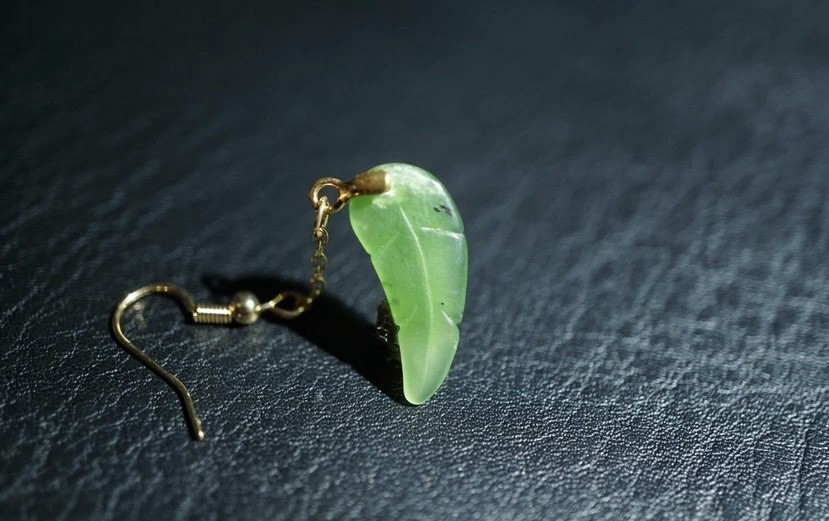 ｜冷门出品｜精选专拍·第叁拾贰场· 苏工老和田玉碧玉耳环一对