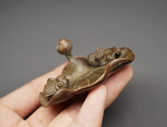 ｜冷门出品｜精选专拍·第叁拾贰场· 铜合金 鱼戏莲香插