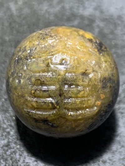 精美亚光原皮风化纹战国红玛瑙手工雕刻十全十美随形单珠一颗 - 精美亚光原皮风化纹战国红玛瑙手工雕刻十全十美随形单珠一颗