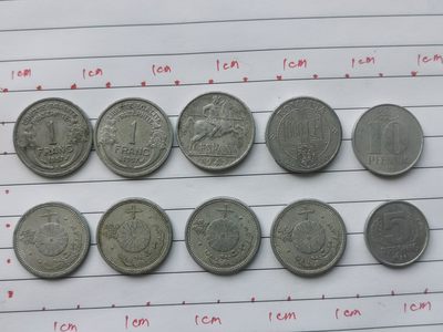 综合藏品场.喜欢出价就得！无套路无托.诚信惠友交友！自动快拍. 硬币10枚原生态无任何人为处理.编号230003实图拍摄.