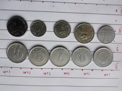 综合藏品场.喜欢出价就得！无套路无托.诚信惠友交友！自动快拍. 硬币10枚原生态无任何人为处理.编号230004实图拍摄.