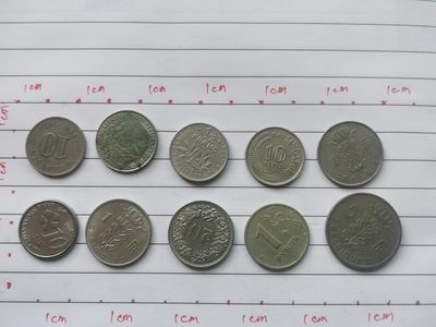 综合藏品场.喜欢出价就得！无套路无托.诚信惠友交友！自动快拍. 硬币10枚原生态无任何人为处理.编号230006实图拍摄.