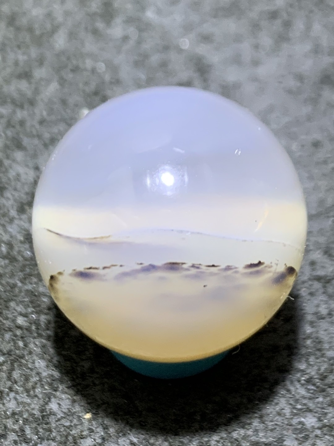 精美海洋玉髓2.0单珠一颗，