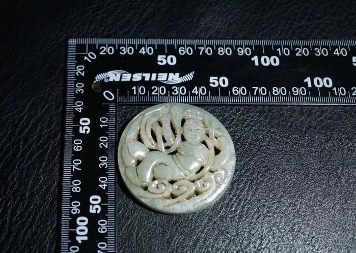 ｜冷门出品｜精选专拍·第叁拾叁场· 明清老和田玉镂空人物瓦子
